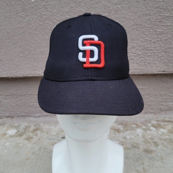 New Era San Diego Padres Fitted 100% Wool Hat - Picture 2 of 6